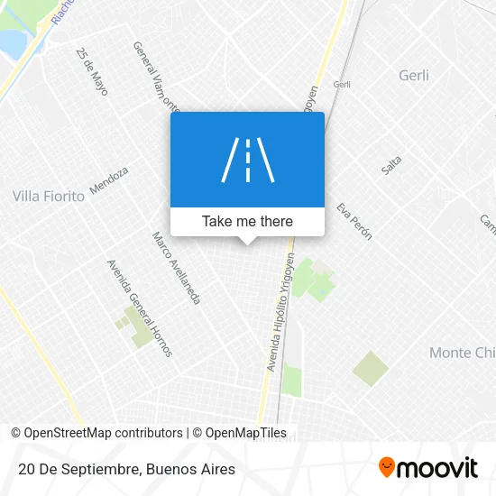 Mapa de 20 De Septiembre