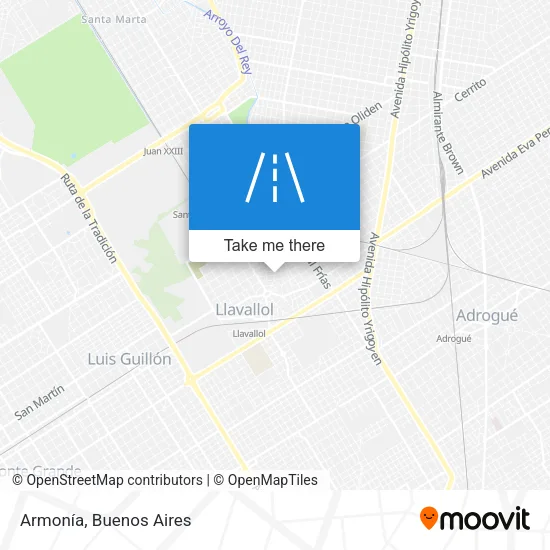 Armonía map