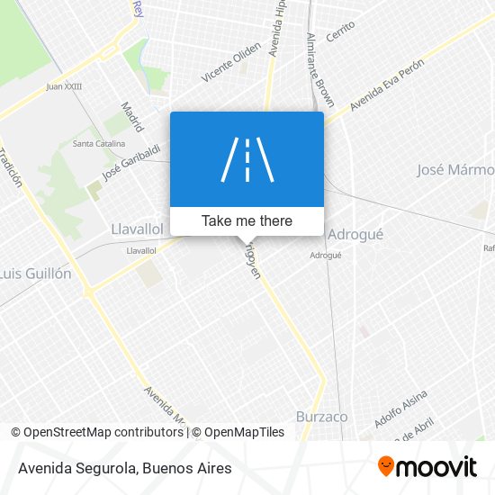 Avenida Segurola map