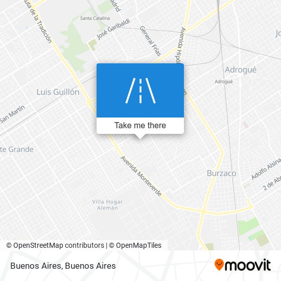 Buenos Aires map