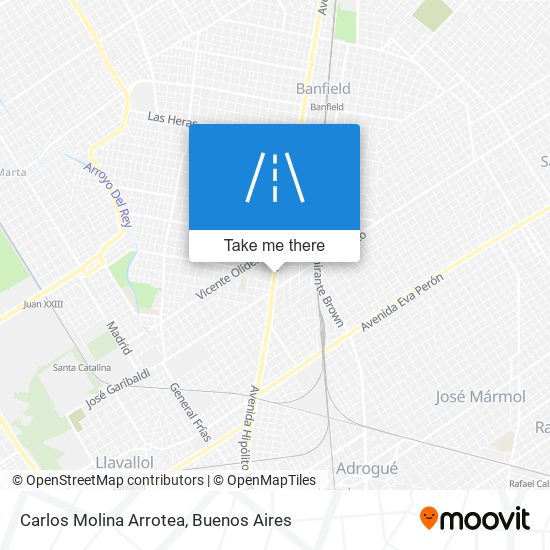 Carlos Molina Arrotea map