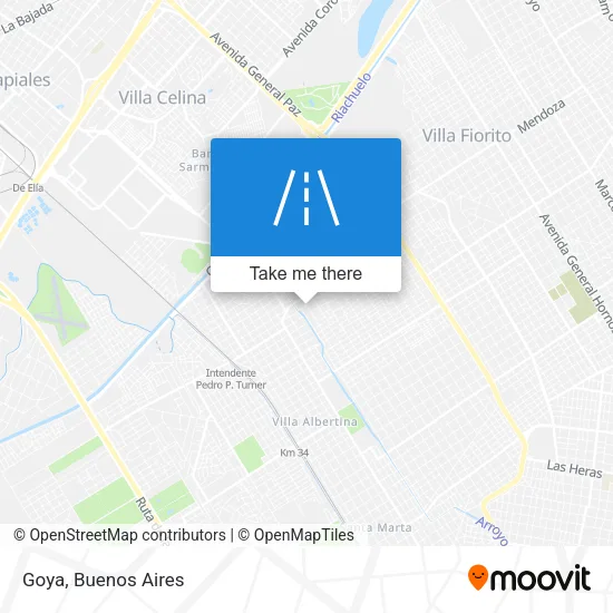 Mapa de Goya
