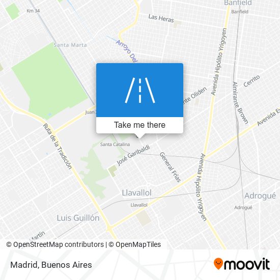 Madrid map