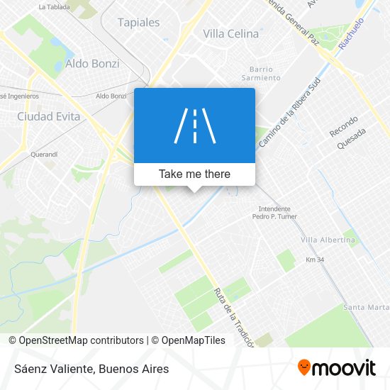Mapa de Sáenz Valiente