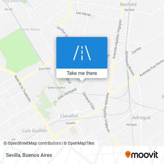 Sevilla map