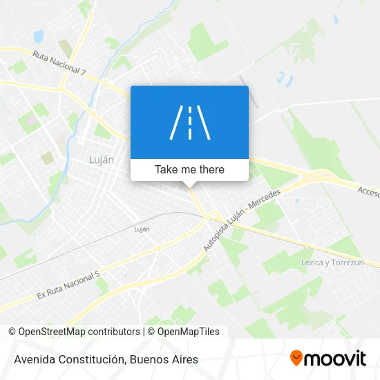 Avenida Constitución map