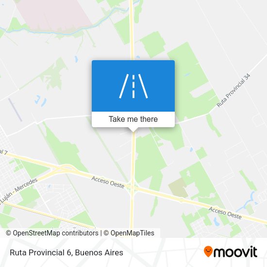 Ruta Provincial 6 map