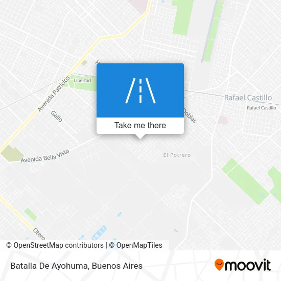 Batalla De Ayohuma map