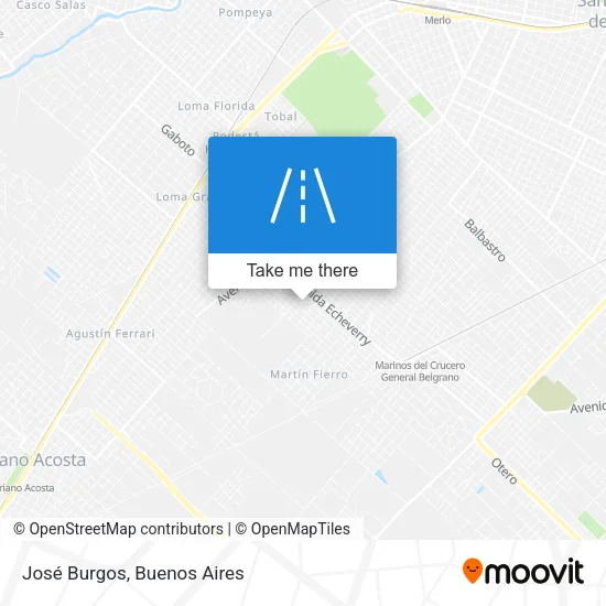 José Burgos map