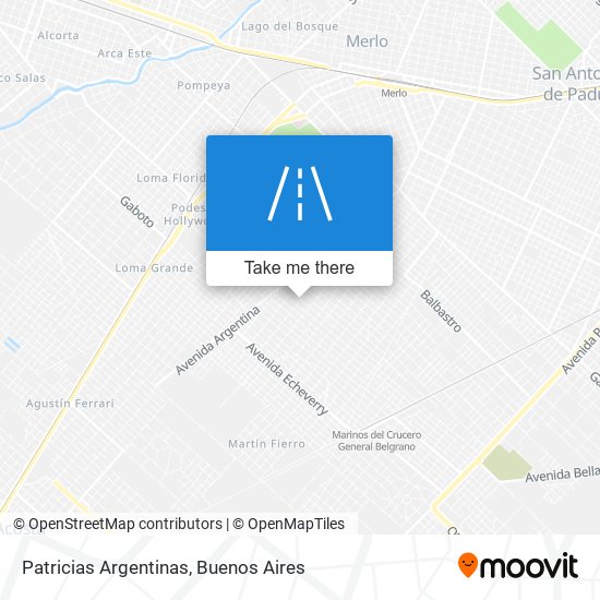 Patricias Argentinas map