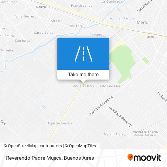 Reverendo Padre Mujica map