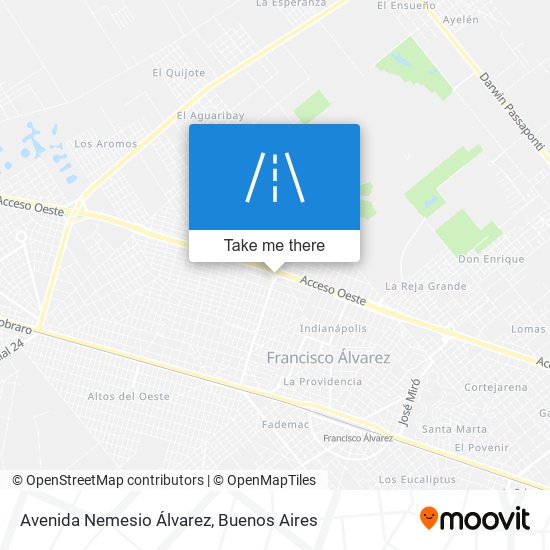 Avenida Nemesio Álvarez map