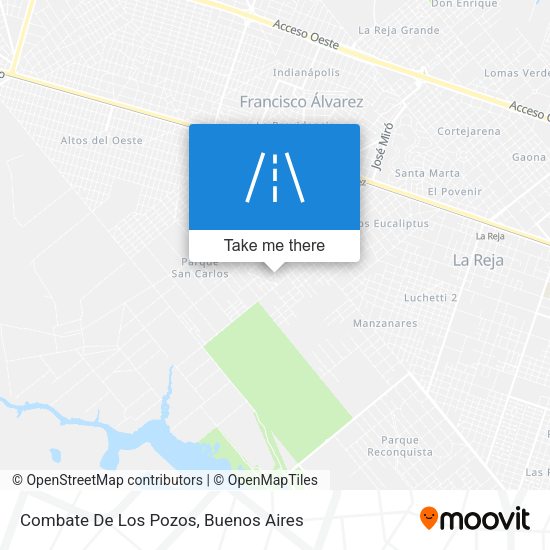 Mapa de Combate De Los Pozos