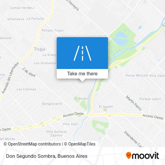 Don Segundo Sombra map