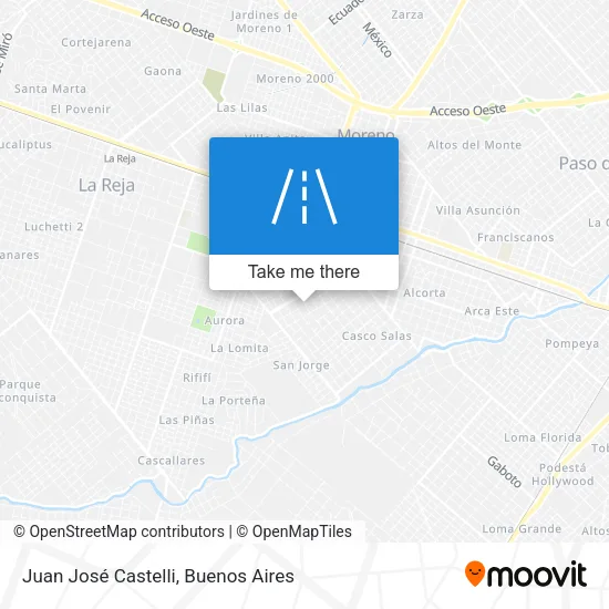 Juan José Castelli map