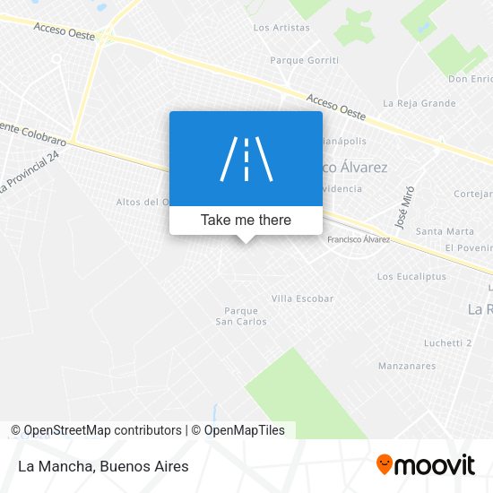 Mapa de La Mancha