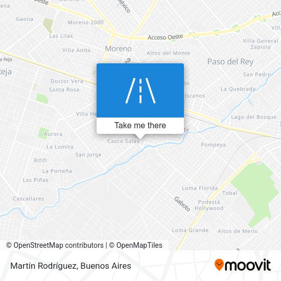 Martín Rodríguez map