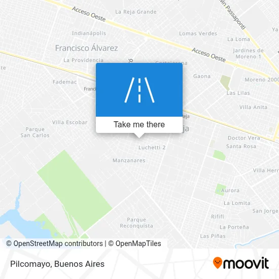 Pilcomayo map