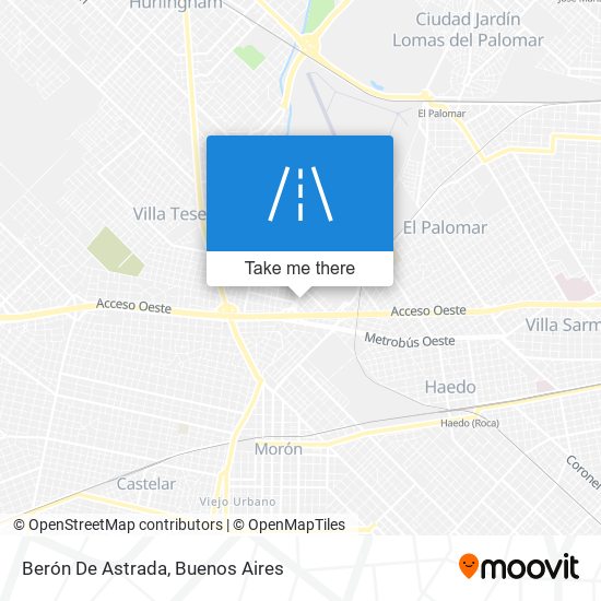 Berón De Astrada map