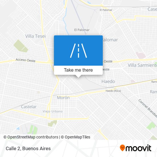 Calle 2 map