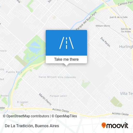 De La Tradición map