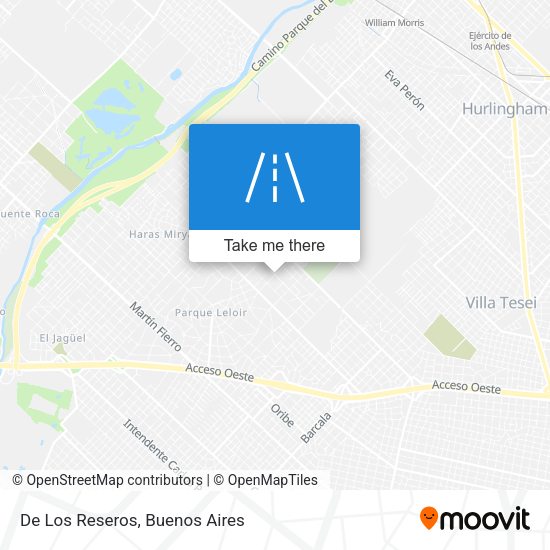 Mapa de De Los Reseros