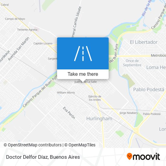 Doctor Delfor Díaz map