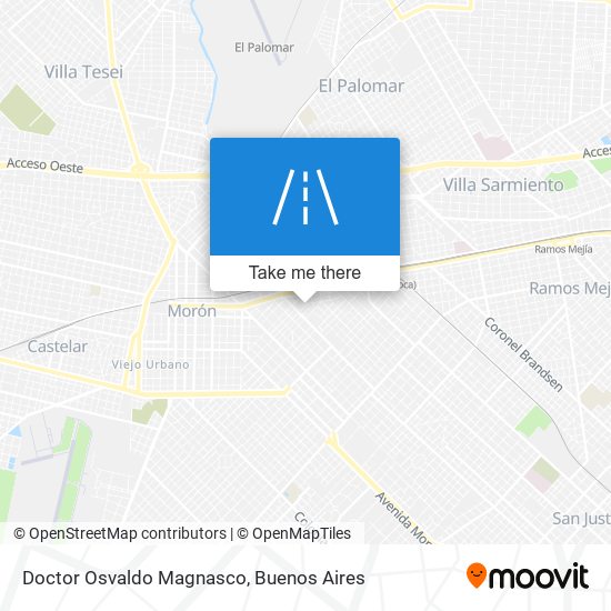 Doctor Osvaldo Magnasco map