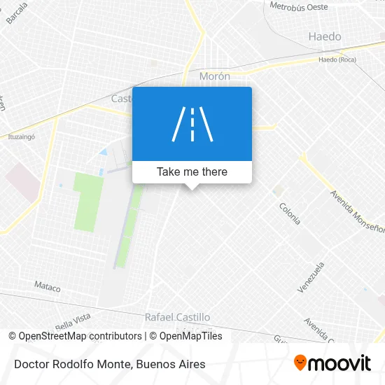 Doctor Rodolfo Monte map