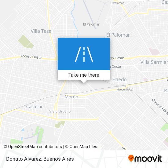Mapa de Donato Álvarez