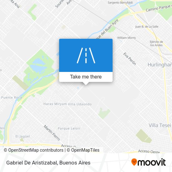 Gabriel De Aristizabal map