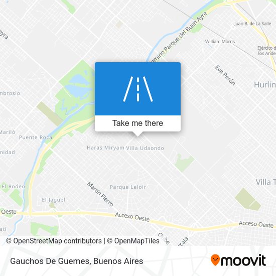 Gauchos De Guemes map