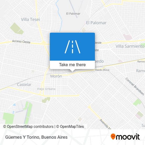 Güemes Y Torino map