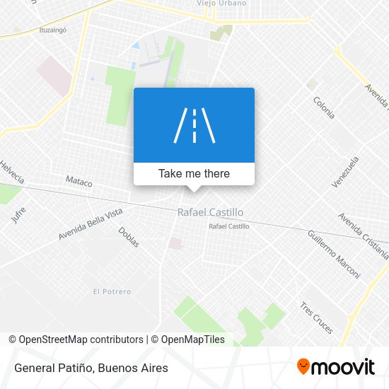 General Patiño map