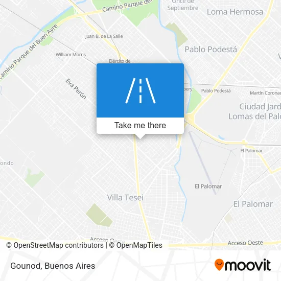 Mapa de Gounod