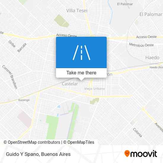 Guido Y Spano map