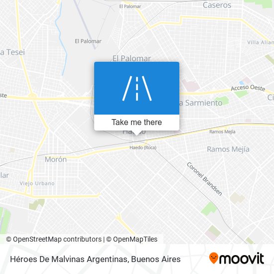 Héroes De Malvinas Argentinas map