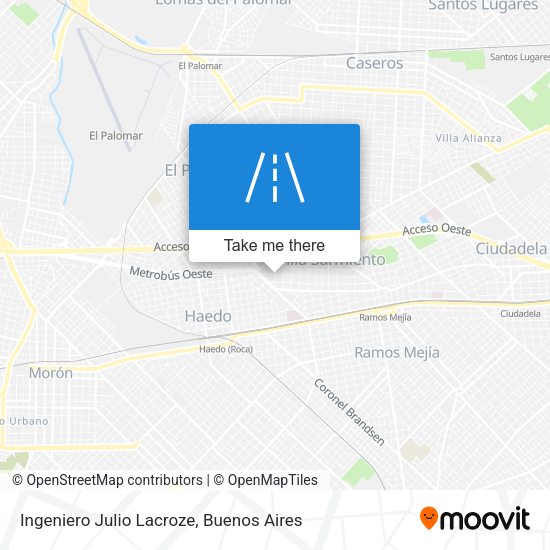 Ingeniero Julio Lacroze map