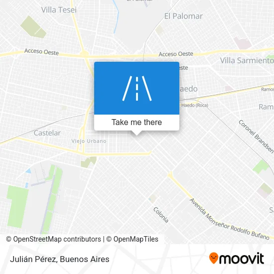 Mapa de Julián Pérez