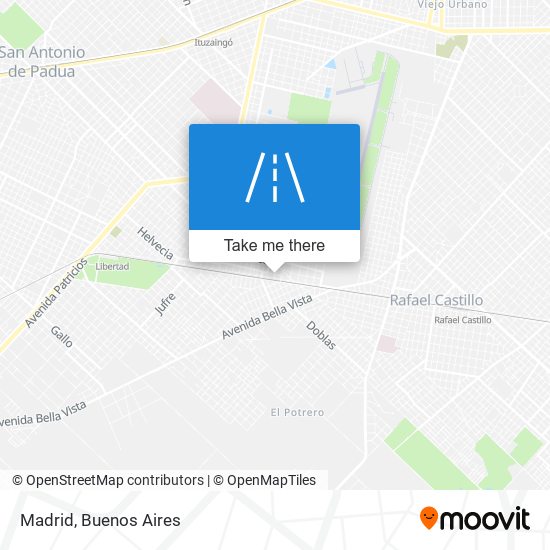 Madrid map