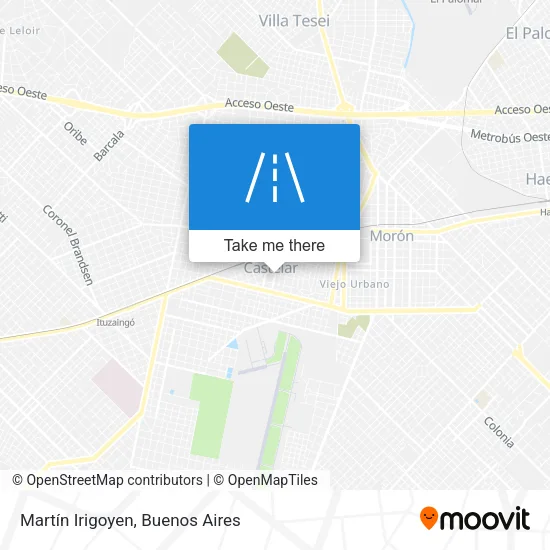Martín Irigoyen map