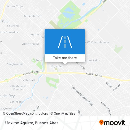 Mapa de Maximo Aguirre