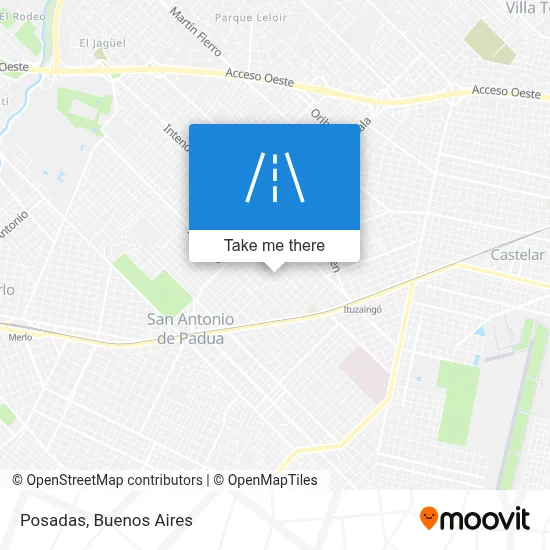 Posadas map