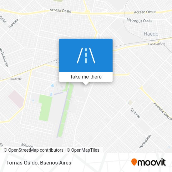 Mapa de Tomás Guido