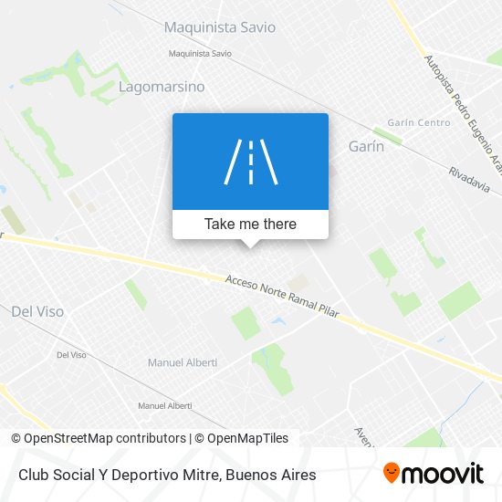 Club Social Y Deportivo Mitre map