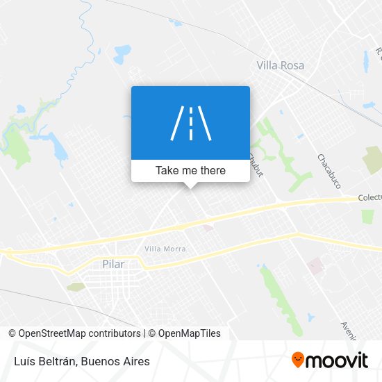 Luís Beltrán map