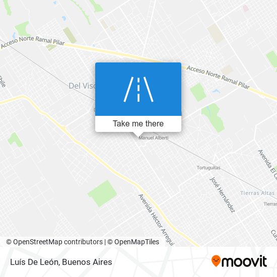 Luís De León map