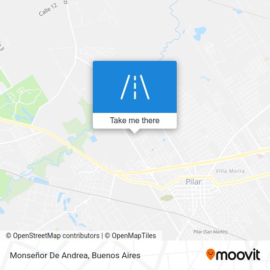 Monseñor De Andrea map