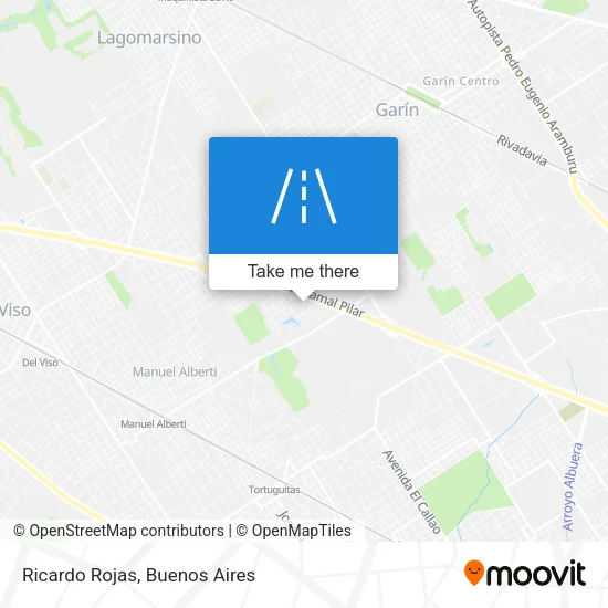 Ricardo Rojas map