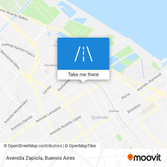 Avenida Zapiola map